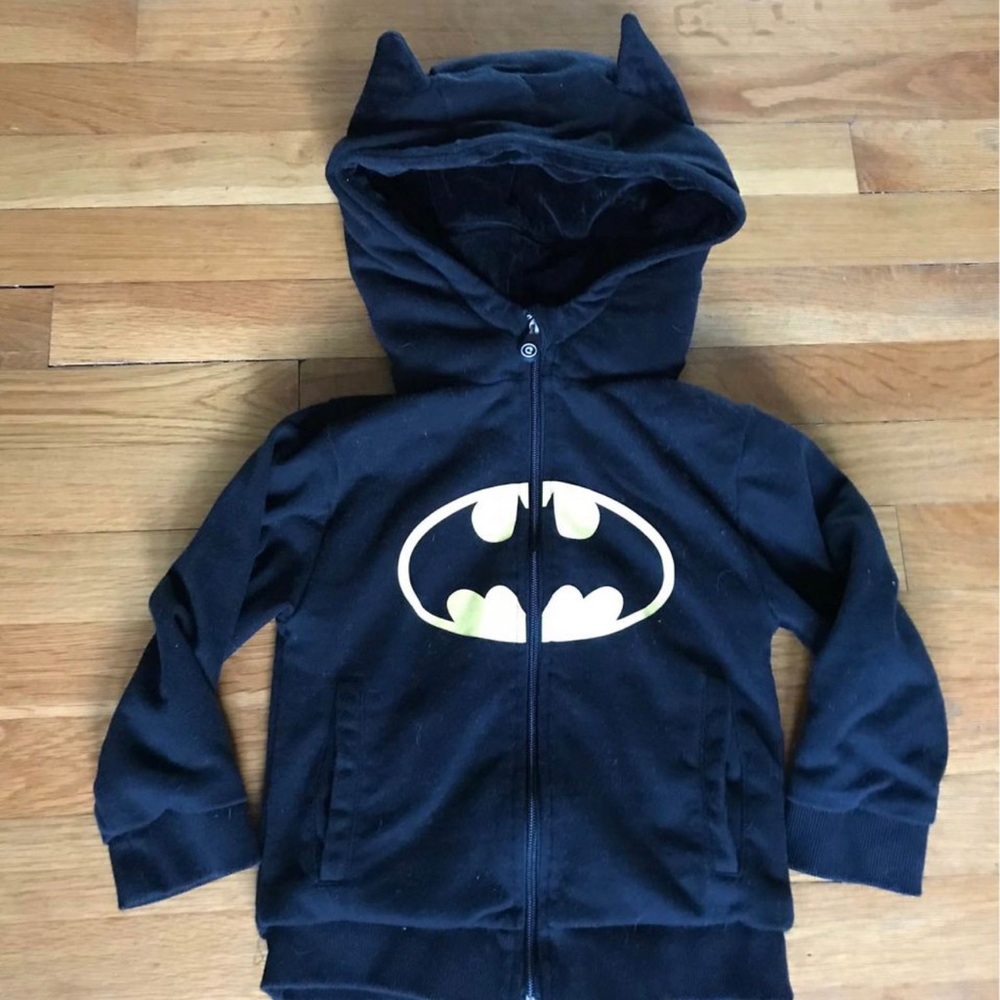 Batman Cubcoat Jacket/Stuffie!-Size 4